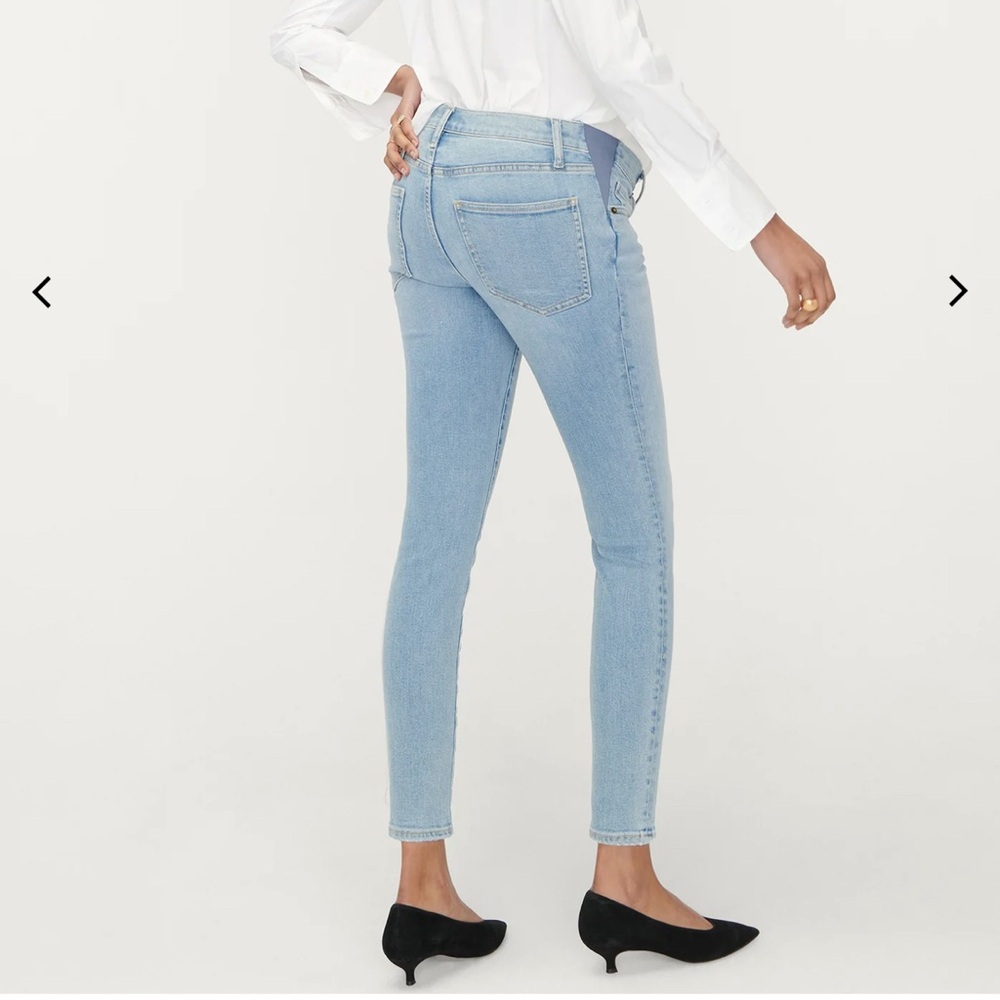 Hatch Women's maternity Skinny Jeans in Light Blue - size 26